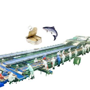China Salmon Tuna Canning Machine Customizable Canned Fish Process Line factory