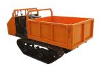 Self Loading 1.5 Ton Automatic Rubber Tracks Transporter Dumper For Transport