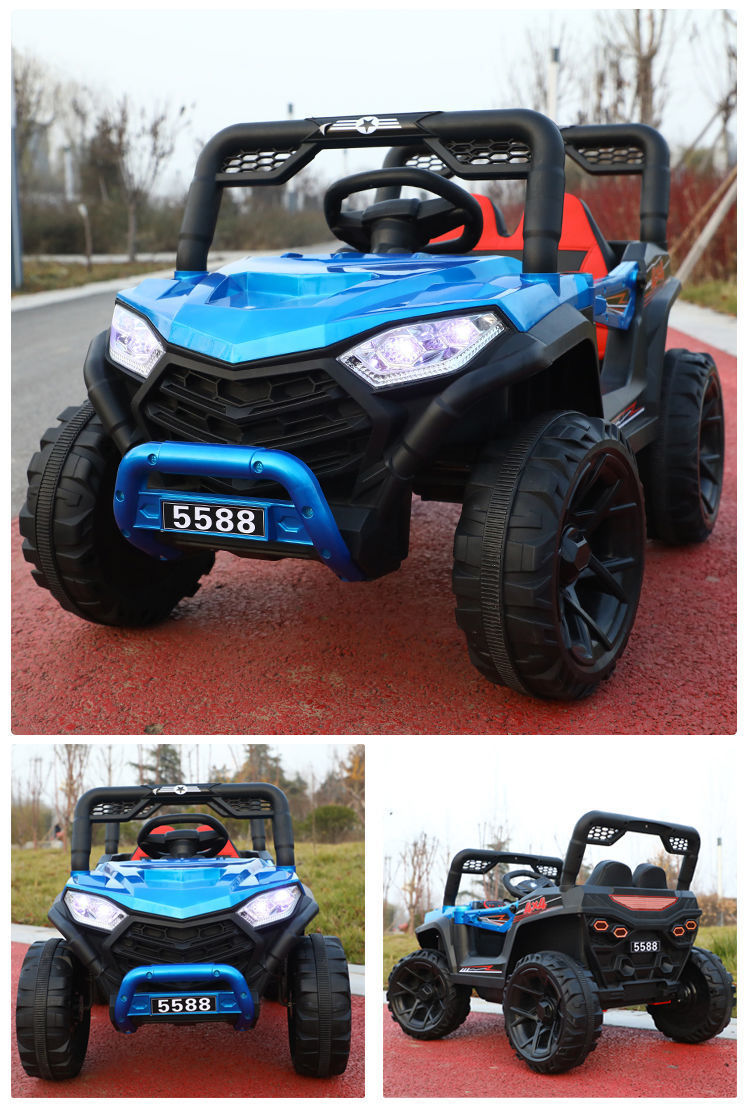 Unisex Ride On 12v Electric Off-Road Car with Music and Light G.W. N.W 14KGS/12KGS