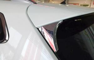 China Plastic ABS Chromed Rear Spoiler Garnish For Nissan New Qashqai 2015 2016 factory