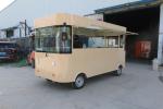 Eye-catching Design Round Corner Cartoon Shape Food Cart for Easy Transportation