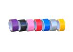 Hot Melt Glue Cloth Duct Tape Single Sided 250mic Thick 12Colors For Book