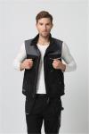Cordura® Reinforcement Indoor And Outdoor Mens Work Vest Velcro Fastener