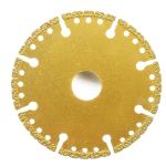 125mm Diamond Slotted Blade Disc Vacuum Brazed Cutter for Marble Stone Slab Edge
