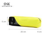 Portable Waterproof PU Leather Zippered Cosmetic Bag