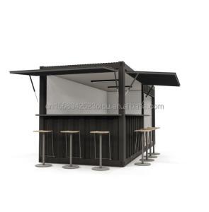 China Steel Detachable Modern Design Transportable Prefabricated Container House for Small Tavern Coffee Shop factory