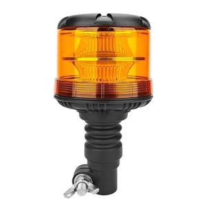 China DC 10V - 36V Signal Beacon Amber Emergency Vehicle Warning Lights Pole DIN Pipe Mount factory