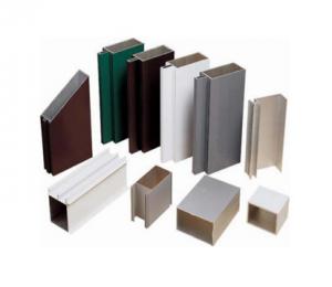 China Alloy 6063 - T5 Aluminum Door Extrusions profiles , Powder Painting / Anodized on sale