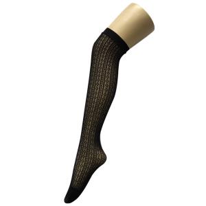 China Jacquard Mesh Sexy Fishnet Stockings / Knee Sock Tights Custom Logo factory