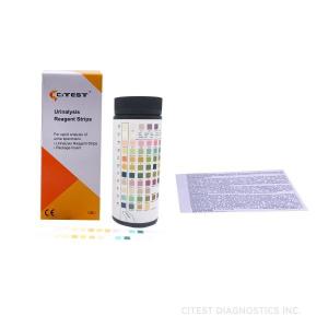 China Citest Dipstick Biochemistry Test Kit Urinalysis Reagent Strips 100T factory