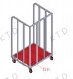 China KUTED Slip Sheet Storage Trolley 810Lx680Wx1400H mm for Inner/Outer Handling factory