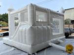 PVC Commercial Bounce House Inflatable Castle With Slide For Kids