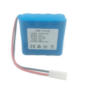 China IEC62133 14.8V 5000mAh 18650 Rechargeable Battery Pack factory