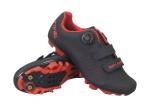 Red Black 28cm MTB Cycling Shoes For Racing And Riding