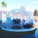 Mini PVC Geodesic Expo Dome Tent Round Clrar Roof Garend Igloo