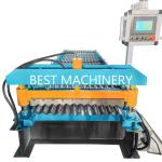 Coil Width 1000mm Roofing Sheet Roll Forming Machine Corrugated Steel Profile