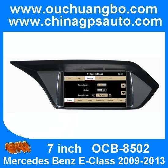 Ouchuangbo car radio CD Mercedes Benz E-Class 2009-2013 with gps navigation OCB-8502
