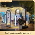 Leisure Facilities Outdoor Restaurant Transparent Bubble Room Star Hotel