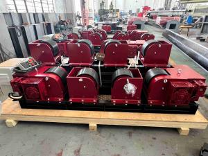 China 40 Ton Conventional Tank Turning Rolls with Bolt Adjustment factory
