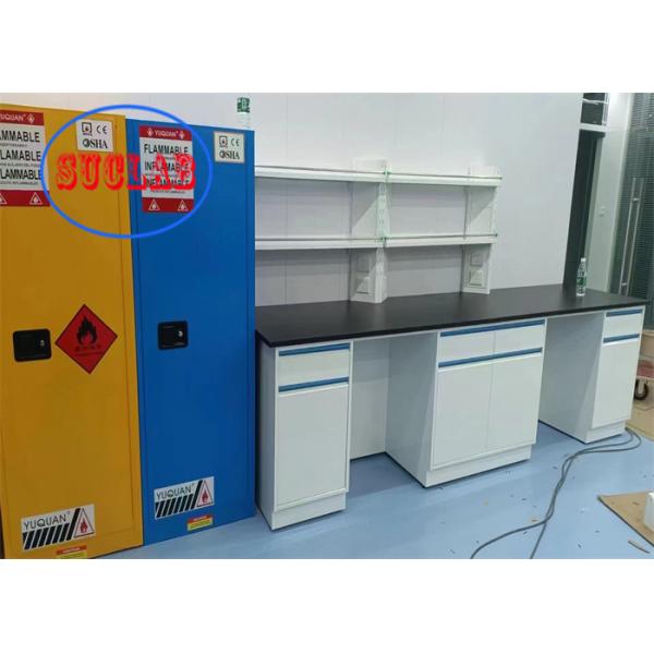 China Best Price  Epoxy Resin Lab Benches with Drawers Manufacturers for Hospital & School Laboratory Using factory