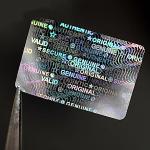 Anti Fake Logo Printing 3D Holographic Security Label Card Laser Hologram