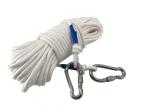 Wear Resistant Free Diving buoy , White Safety 8mm nylon Line Rope Easy