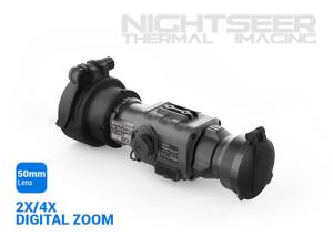 China 2X / 4X Digital Zoom Thermal Imaging Gun Scope With 35mm Lens , Lightweight factory