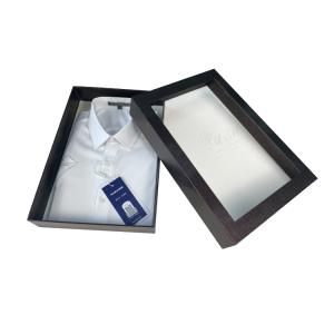 China Luxury Custom Logo Apparel Packaging Box with 157gsm Coated Paper and 1500gsm Cardboard MOQ 500pcs factory