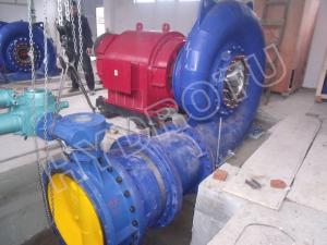 China 200KW Small Horizontal Shaft Francis Hydro Turbine , Francis Water Turbine Generator factory