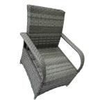 Round Table Outdoor Dining Furniture Wicker Rattan Garden Set for 4 Seater by