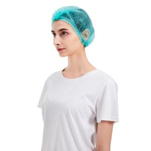 China Food processing Non Woven Bouffant Cap OZONE Disinfecting factory