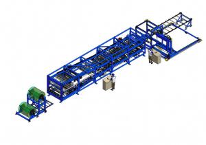 China Steel Wall Sheet Sandwich Panel Forming Machine factory