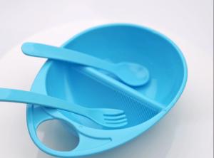 China Plastic Up 3 Month Baby Bowl With Spoon Fork factory
