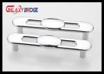 Silver Kitchen Cabinet Handles And Knobs , Hollow DesignZinc Drawer Knobs Chrome