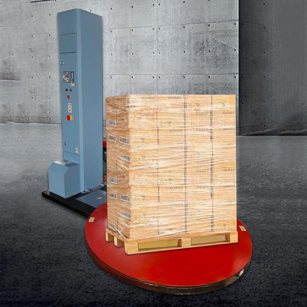 High Performance Pallet Stretch Wrapping Machines Stainless Steel Auto Pallet