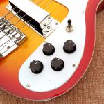 Top quality Rick 4003 model Ricken 4 strings Electric Bass guitar in Cherry