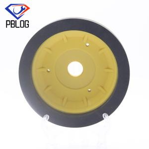 China PBLOG Wholesale Resin Wheel For Glass Polishing Yellow Beveling Machine use factory