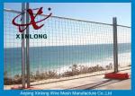 Portable Chain Link Fence , Temporary Wire Fencing Metal Iron Material
