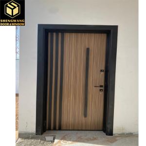 China Swing Left Grey Homes Stainless Steel Swing Door House Door Opens Outward Waterproof factory