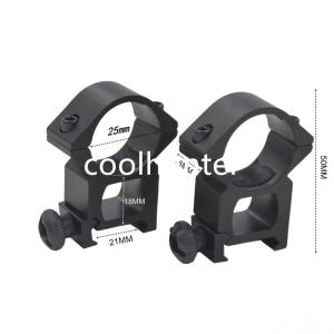 China ARS Telescopic Sight Mounts 1 Inch Picatinny Rings With 20 Picatinny Rail factory