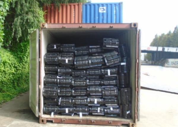 Mini Excavator Agricultural Rubber Tracks 4500mm Overall Length High Performance