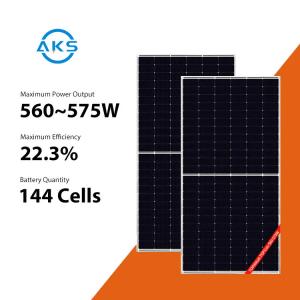 China 560W 565W Canadian Solar Panel 570W 575W Half Cut Monocrystalline Solar Panel factory