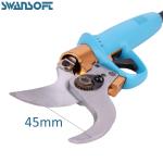 Swansoft 45mm Electric Pruning Shear Tijeras electricas para poda Battery