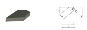 China HRA89 HRA92.9 Tungsten Carbide Tool Tips High Accuracy For Mining factory