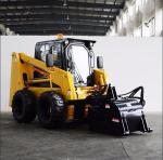 Heavy Duty 85HP Skid Wheel Loader With Mitsubishi Diesel Engine