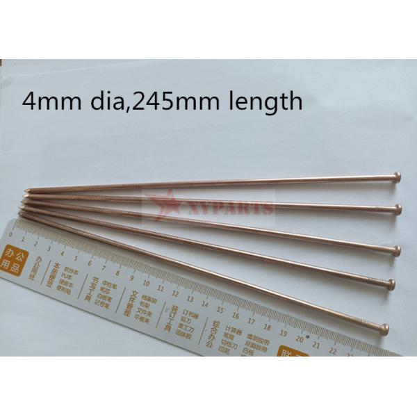 China 4mmx270mm Copper Plated Cd Weld Insulation Pins Capacitor Discharge factory