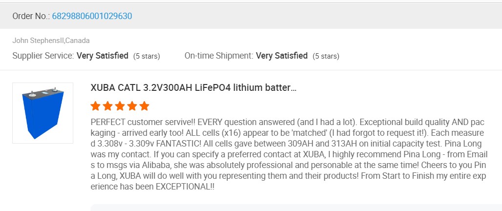 3.2V 280AH Lithium Ion Solar Lifepo4 Prismatic Battery For UPS