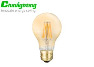 China E27 A60 Vintage Edison Brown Filament Bulb LED Lights factory