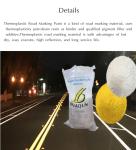 OEM ODM Reflective Hot Melt Road Marking Paint 30% Glass Bead For EINECS CAS No