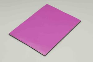 China Purple 4MM Pe Acp Acp Roof 1220 X 2440MM Aluminum Composite Panel factory